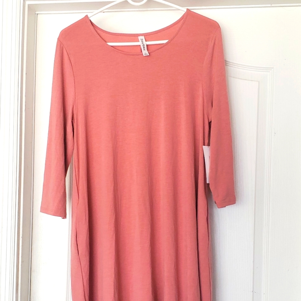 Red Dress Boutique dress, Large, pink rose
